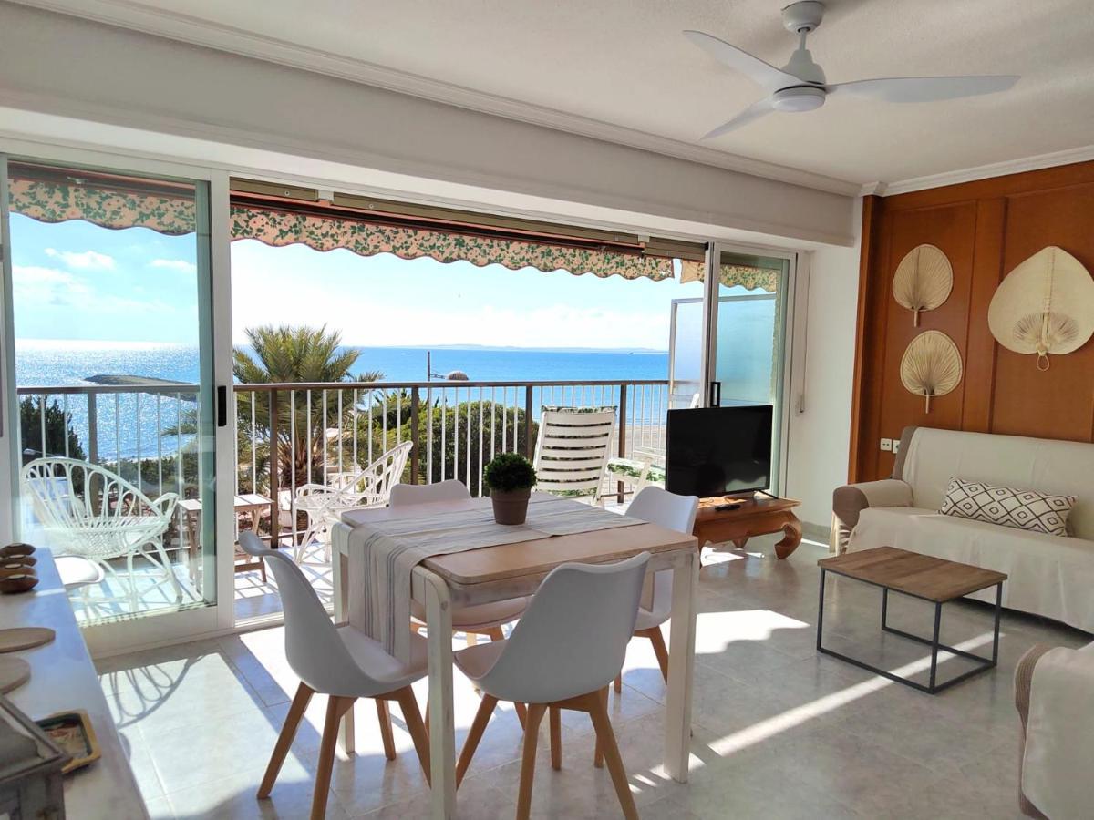 Apartamento Santa Pola Primera Linea De Playa Kültér fotó