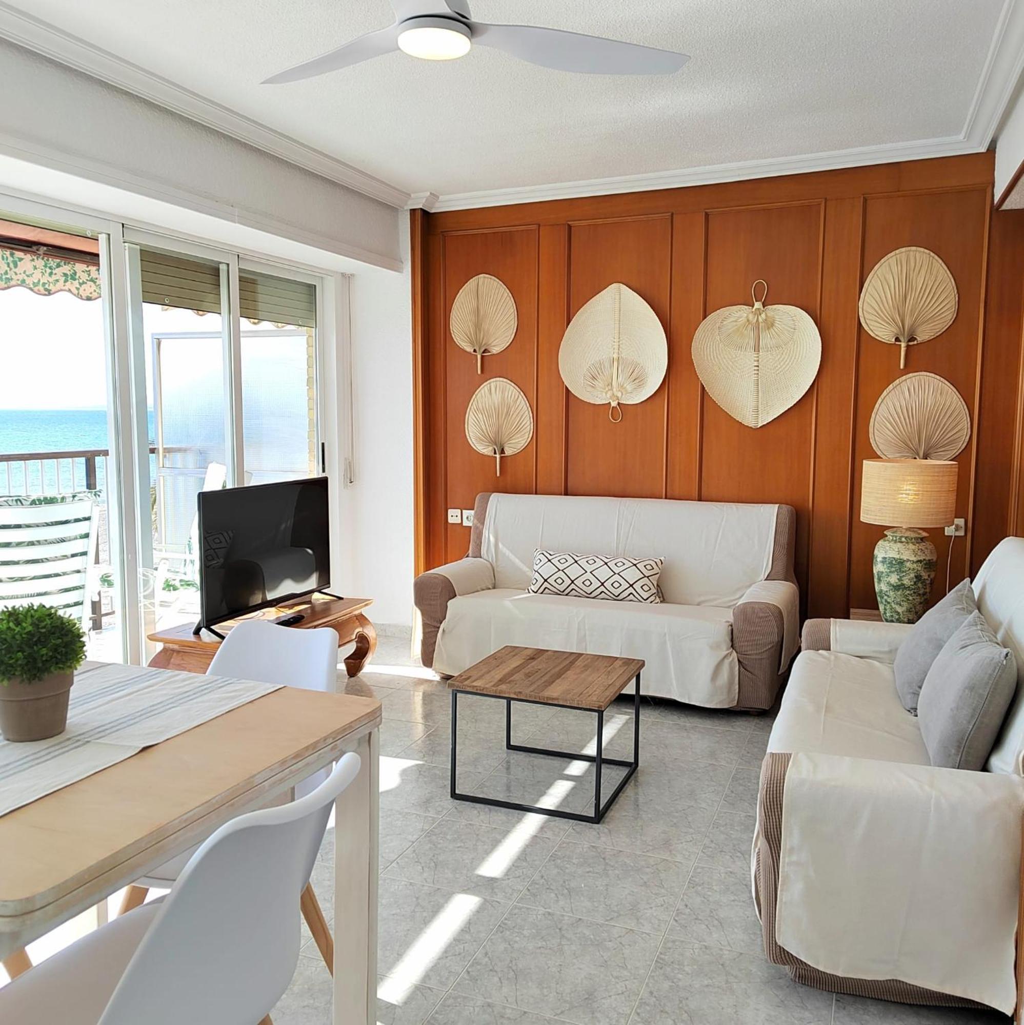 Apartamento Santa Pola Primera Linea De Playa Kültér fotó